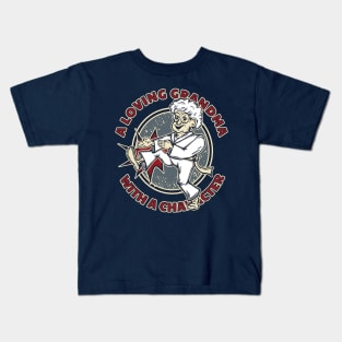 Grandma with a character Kids T-Shirt